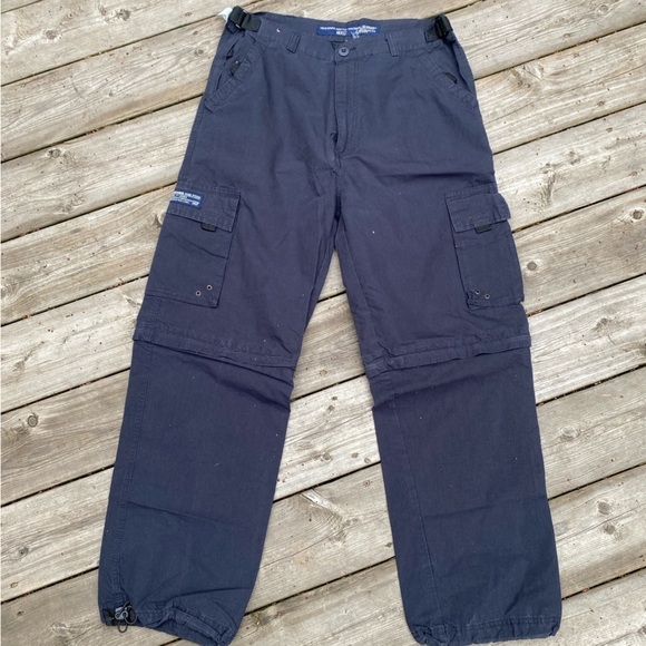 Vintage 90s Abercrombie & Fitch Paratroop Military Cargo Pants Size 32 - Picture 4 of 7